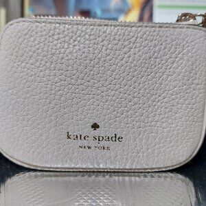 Kate Spade Mini Clip On COIN PURSE KEYCHAIN BAG CHARM Mini Bag Wallet 2 COLORS